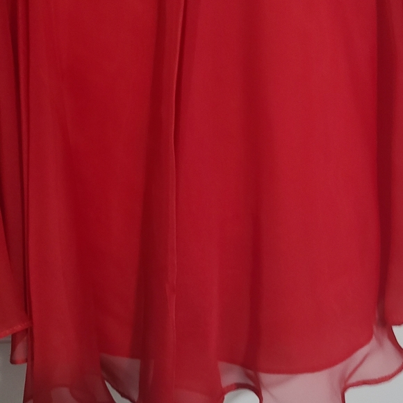 Beautiful Red Dress designed by Blush Size 10 - Picture 13 of 16